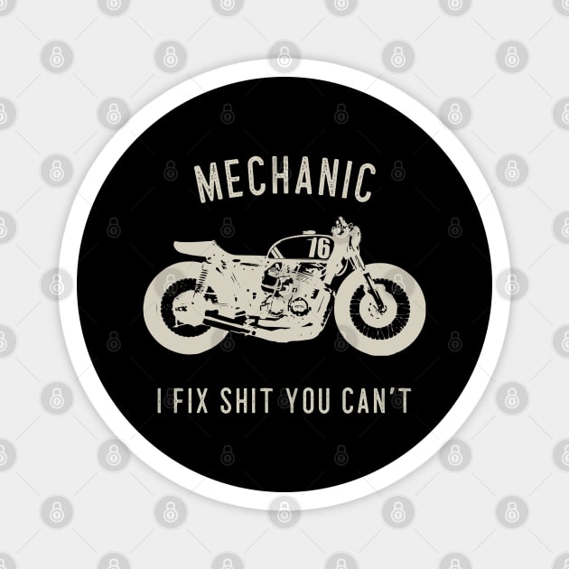 Mechanic Magnet by Stylecombinator